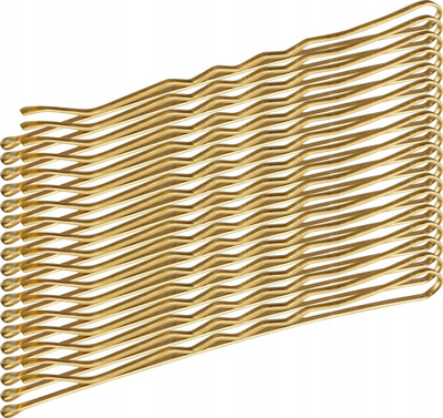 Kapëse flokësh Activeshop E-64, 6cm, 50 copë, ngjyrë ari