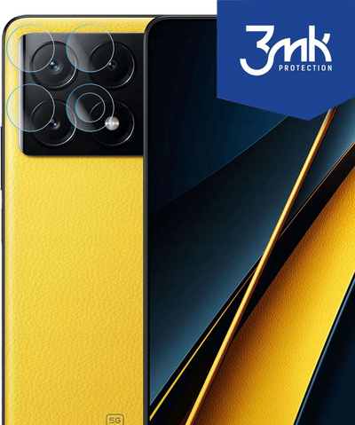 Mbrojtës kamere 3mk për Pocophone X6 Pro 5G, xham hibrid 7H, transparent