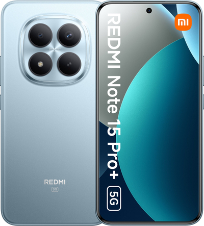 Telefoni Xiaomi Redmi Note 15 Pro Plus, 8GB RAM, 256GB, 5G, blu