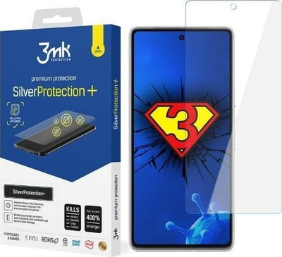 Folie mbrojtëse 3MK Silver Protect+ për Google Pixel 7 5G, antibakteriale, montim me xhel të lagësht, transparente