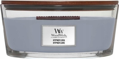 Qiri me aromë WoodWick Hypnoflora Ellipse, HearthWick, erë jasemini dhe vanilje