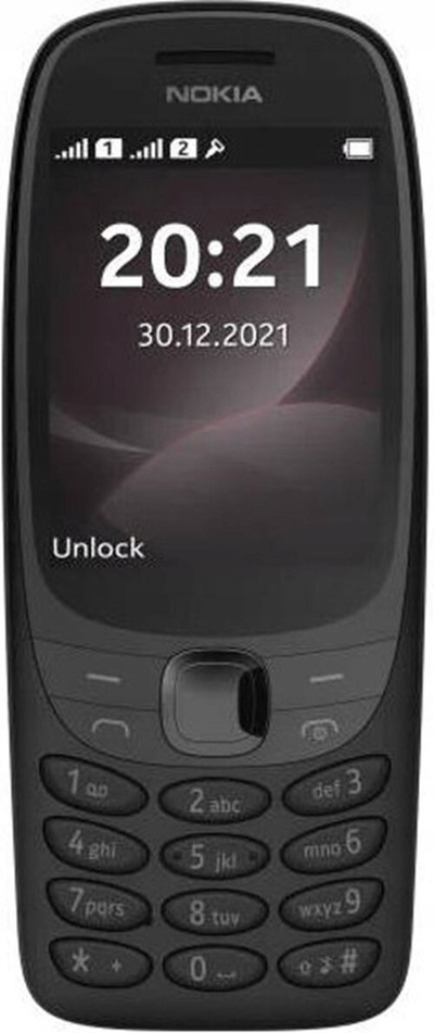 Телефон Нокиа 6310 2024, 2.8", двојна СИМ, црн