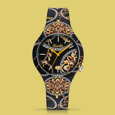 Orë dore Doodle Black and Gold Baroque DO39015