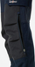 Pantallona pune Helly Hansen Oxford 4X Cons Pant, të përforcuara, me reflektues, zi blu