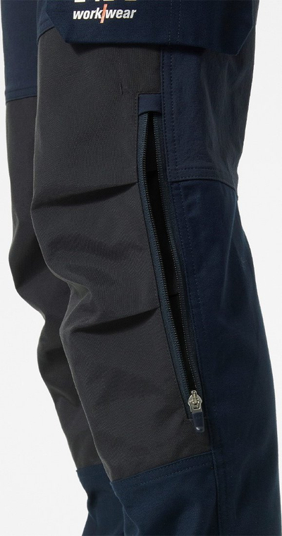 Pantallona pune Helly Hansen Oxford 4X Cons Pant, të përforcuara, me reflektues, zi blu