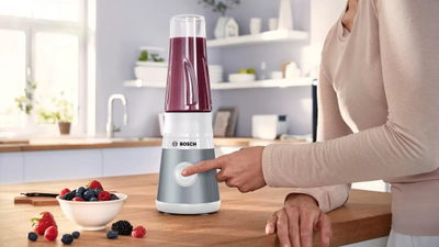 Blender Bosch MMB2111T, 0.8 L, i argjendtë