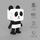 Altoparlant Bluetooth Mobility on Board Dancing Animals DA-07, figurë panda, i bardhë e zi