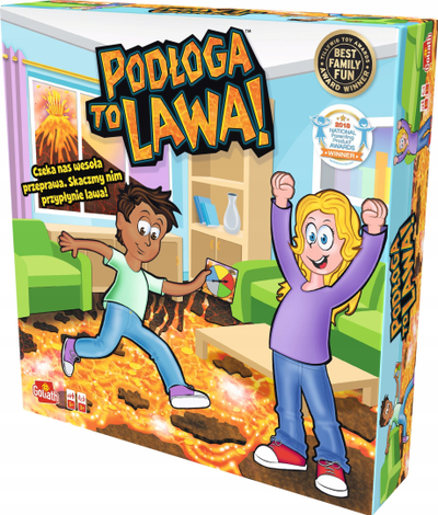 Друштвена игра Goliath The Floor is Lava, 2–6 играчи, 5+