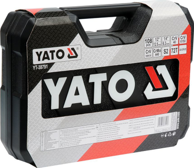 Set çelësash Yato,1/4 "1/2", 108 copë