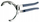 Çelës filtri vaji pa markë Oil Filter Wrench, 85-115mm, dorezë gome, gri