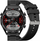 Smartwatch Gravity GT13, me ekran të zgjuar, që mban mend aktivitetin, i zi