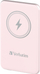 Power bank Verbatim Charge n Go Magnetic Wireless, 5000mAh, karikim me valë, rozë