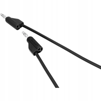Тест кабел Voltcraft MSB-100-1-SW, 4 mm во 4 mm, 1 m, црна
