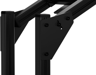 Mbajtës monitorësh Sabelt GAJO-1360, për 4 monitorë 32", VESA 75x75 100x100, i zi