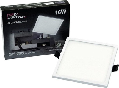 ЛЕД панел за ѕид и таван Topex LED PANEL SPLIT SQ, 16W, 4000K, IP44, бел
