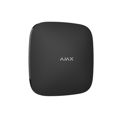 Panel alarmi Ajax Hub 2, 100 pajisje, rreze 2 km, 2G LAN GSM, i zi