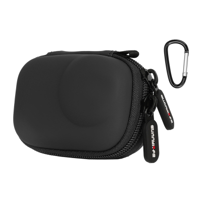 Kuti mbrojtëse Sunnylife Mini Body Case për DJI Osmo Action 6, me karabinë, e zezë