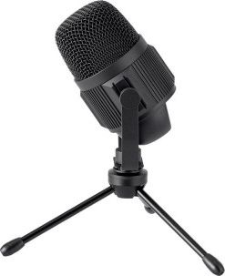 Микрофон USB Monoprice Stage Right 600202, кардиоиден, со маса-стојалка, црн