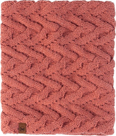 Shall qafe Buff Caryn Knitted Fleece Neckwarmer, PrimaLoft, për goca, salmon