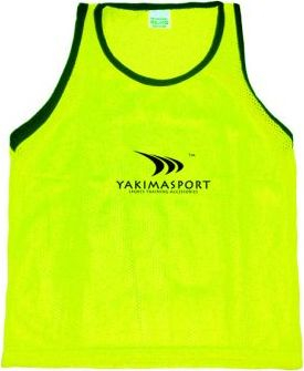 Jeletë sportive YakimaSport Universal për futboll, uniseks, e verdhë