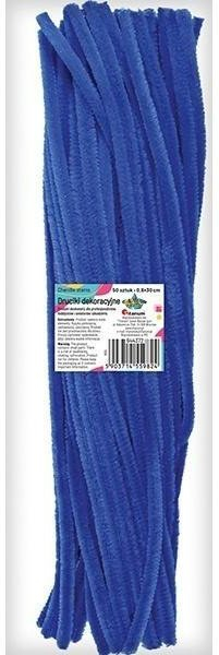 Stema dekorative chenille Koh-i-Noor, 30cm, 50 copë, blu e errët