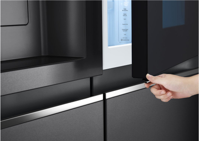 Frigorifer amerikan LG InstaView ThinQ GSXV91MCAE, 635L, No Frost, i zi