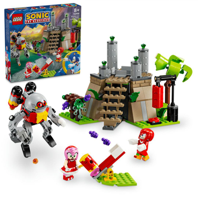 Set ndërtimi LEGO Sonic the Hedgehog Knuckles and the Master Emerald Shrine 76998, 325 pjesë, për fëmijë 8+