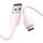 Kabllo USB Vention, USB A në USB C, 2m, 3A, rozë