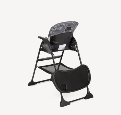 Joie Mimzy Snacker Highchair ABC Charcoal, Karrige ushqimit