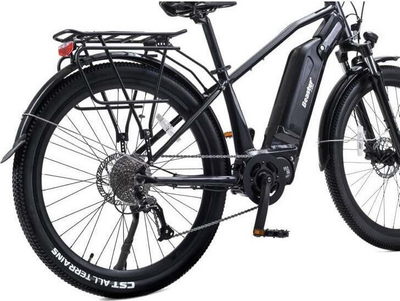 Biçikletë elektrike Beaster BS120B, motor 250W, bateri 13Ah, rrota 27.5", e zezë