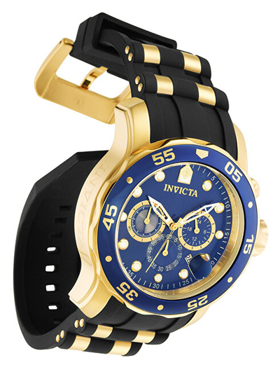 Orë për meshkuj Invicta Pro Diver 17882, e zezë/artë