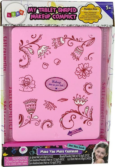Set grimi Lean Sport Beauty Palette, me pasqyrë, hije sysh dhe lip gloss, me ngjyra nga më të ndryshmet