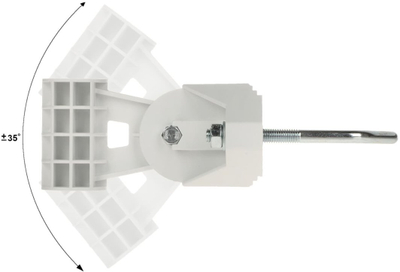 Mbajtës antene BML POLE MOUNT BML-K, rregullim këndi ±35°, plastik, i bardhë