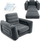 Karrige krevati Intex Pull-out Lounge Chair, 109 cm, vinyl, gri