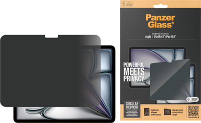 Mbrojtës ekrani PanzerGlass Privacy, për iPad Air 11\" 2025 2024, për iPad 10.9\" 2022, Ultra Wide Fit, transparent