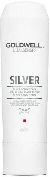 Balsam flokësh Goldwell Dualsenses Silver, për flokë gri dhe biond, 200ml