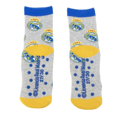 Çorape dimri Real Madrid Cerda Junior, antirrëshqitëse, set me 2 palë, blu edhe gri