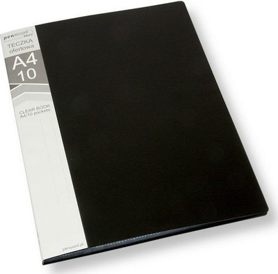 Досие за документи Polsirhurt A4, тип offer folder, црно