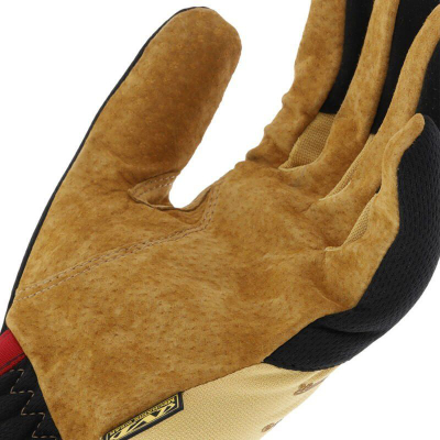 Dorëza pune Mechanix Wear Leather FastFit, masë XL, ngjyrë zezë-kafe