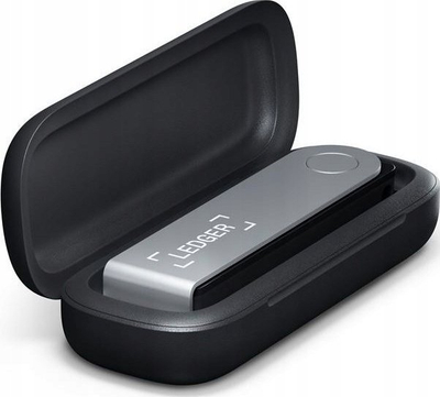 Etui për portofol kriptosh Ledger Nano X, mbrojtës, i zi