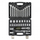 Set mjetesh CTSM013, 37 pjesë, çelik chrome vanadium, me kuti