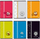 Блокче за белешки Elisa Notebook A5 True Colours, 32 листови со линии, пакување 20 парчиња, повеќебојно