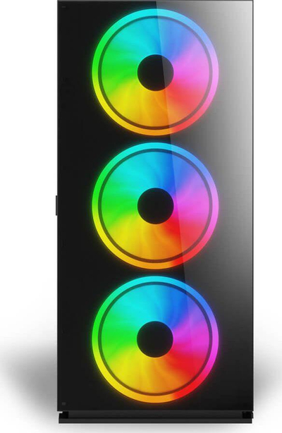 Kasë Savio Prime X1 ARGB Glass, e zezë