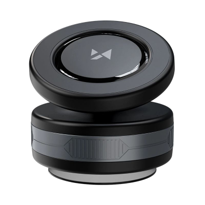 Mbajtëse telefoni për makinë Wozinsky WUSQ-01, karikues wireless 15W, MagSafe, e zezë