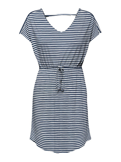 Fustan Jacqueline de Yong JDYDALILA Regular Fit, i bardhë/kaltër