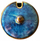 Kupë sheqeri Verlo Deep Blue, porcelan, me kapak, blu