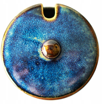 Kupë sheqeri Verlo Deep Blue, porcelan, me kapak, blu