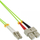 Kabllo fibrë optike InLine Duplex LC SC, OM5, 20m, jeshile