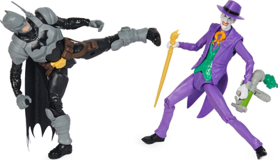 Figura aksioni DC Batman Adventures Batman kundër Joker, set me 2 copa, 30 cm, shumëngjyrëshe