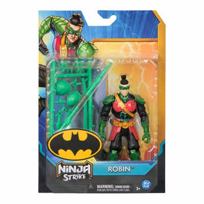 Figurë aksi Batman Nightwing Ninja Strike, 15cm, me pajisje ninja, shumëngjyrëshe